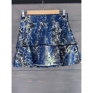 Dona Jo Official Ultimate Skirt‎ Snake Built in Compression Shorts Size 1 Small
